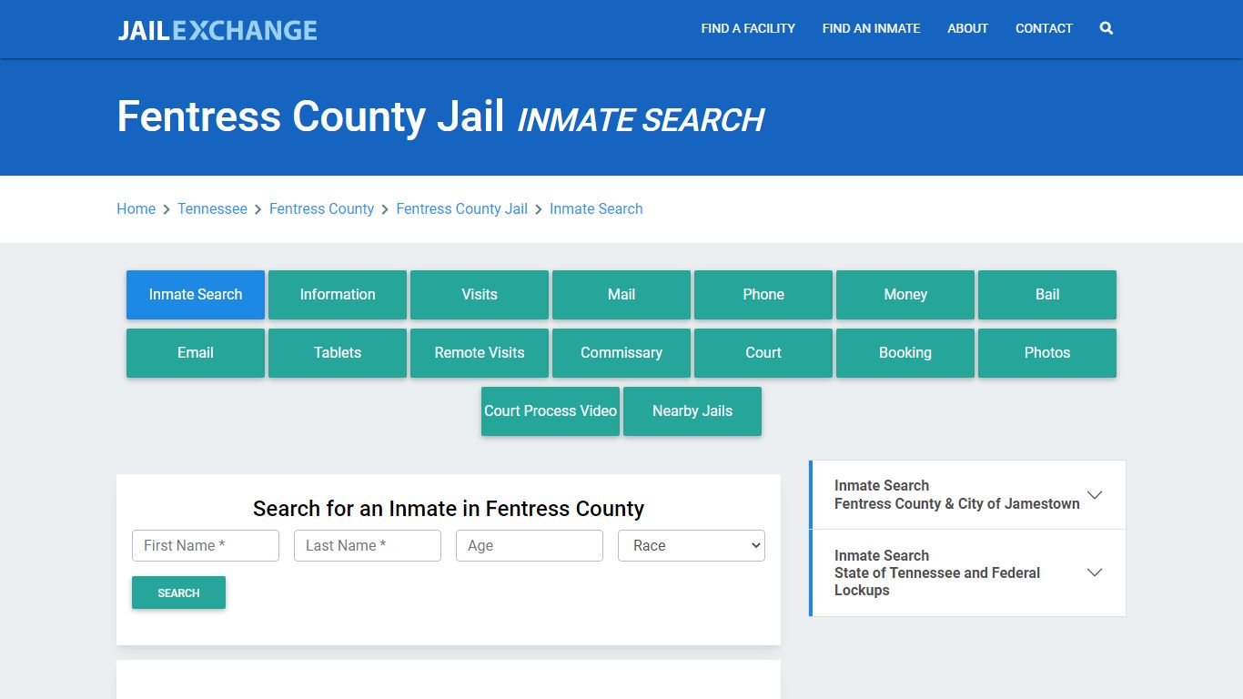 Fentress County Jail, TN Inmate Search: Roster & Mugshots